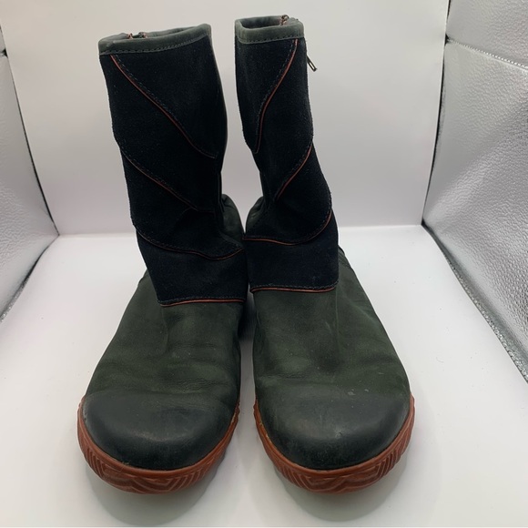 sorel womens firenzy winter red & black size 7.5 mid calf boots retro Y2K - Picture 2 of 9